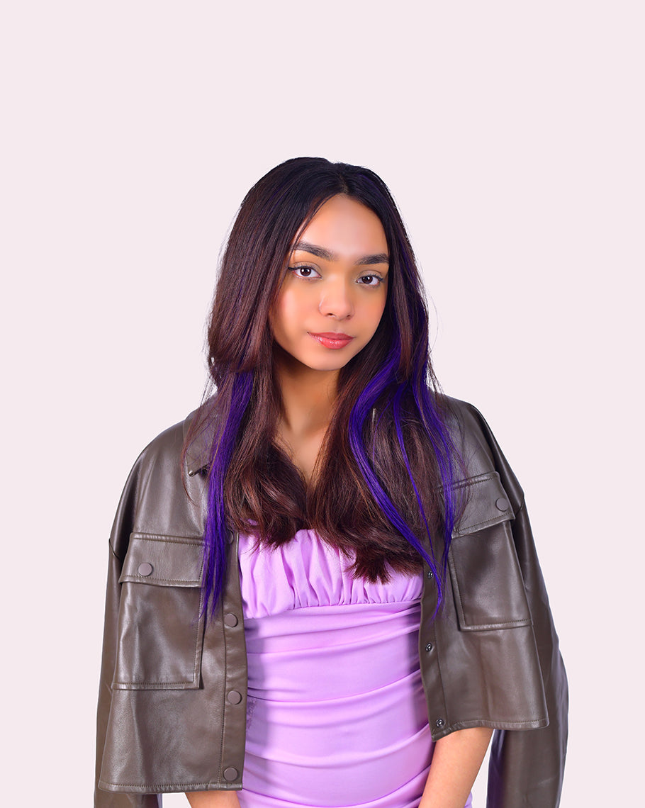 BERRY PURPLE STREAKS
