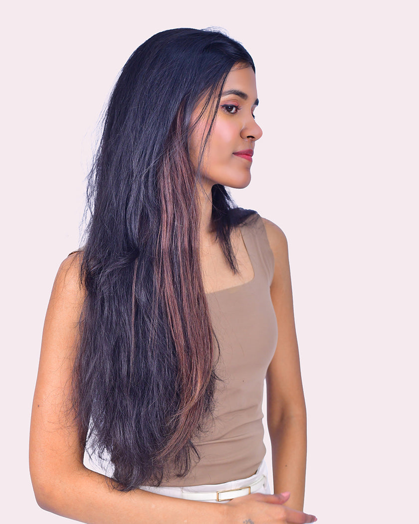 NATURAL BROWN STREAKS