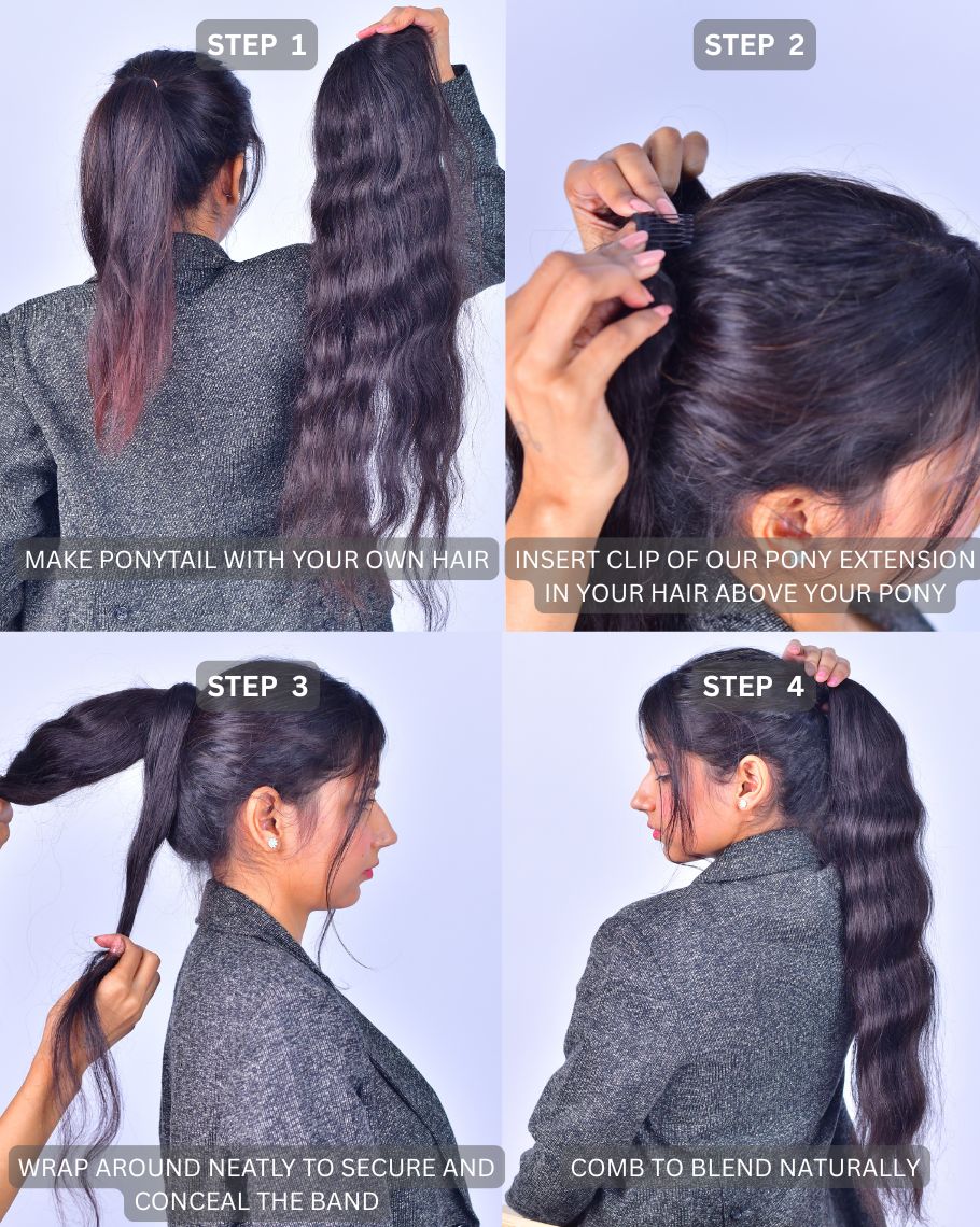 WRAP AROUND CLIP-IN PONYTAIL
