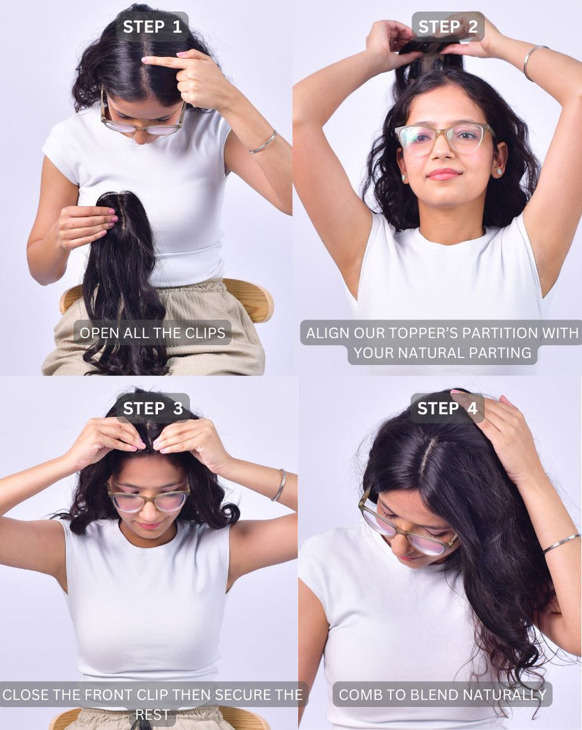 PREMIUM SILK TOPPERS - CURLY